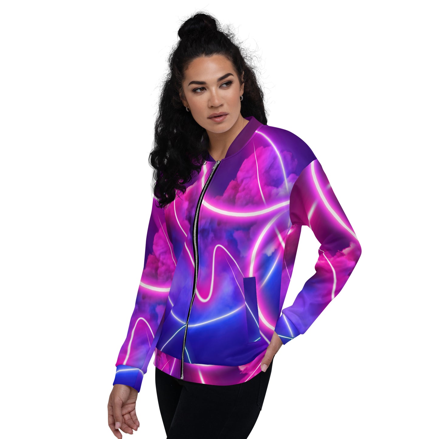 Unisex Lightening Bomber Jacket