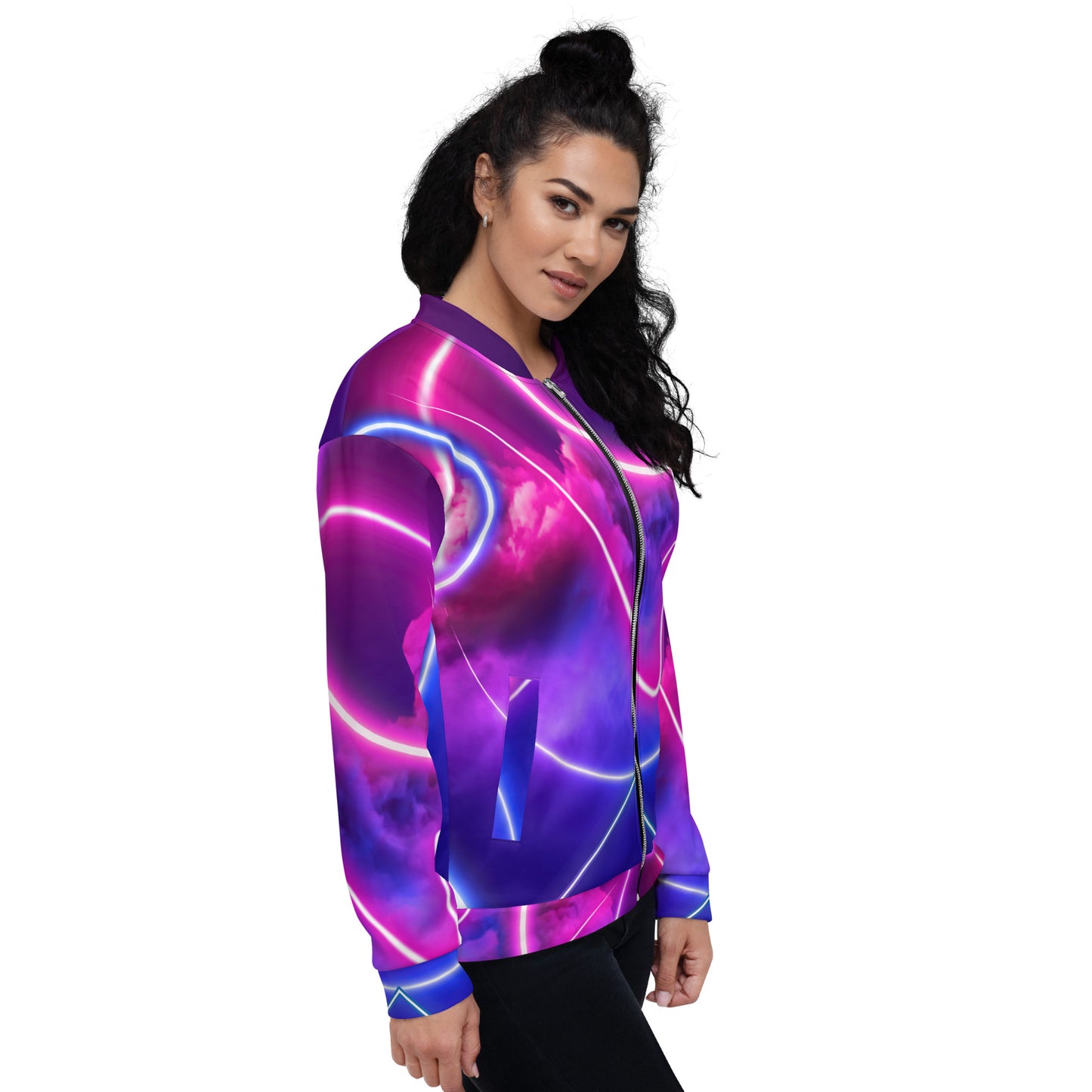 Unisex Lightening Bomber Jacket